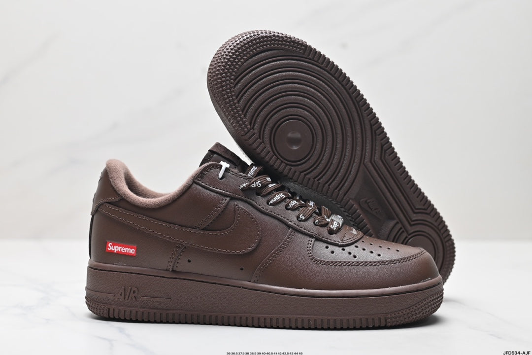 Nike Air Force 1 Low ’07 Sneakers – Dark Brown