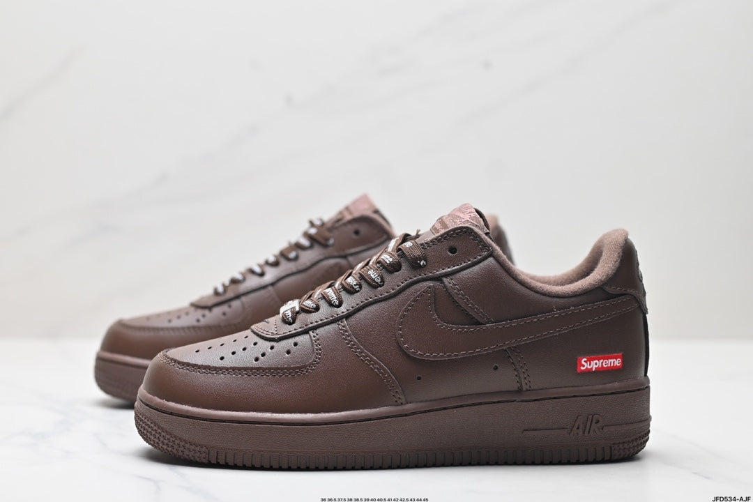 Nike Air Force 1 Low ’07 Sneakers – Dark Brown