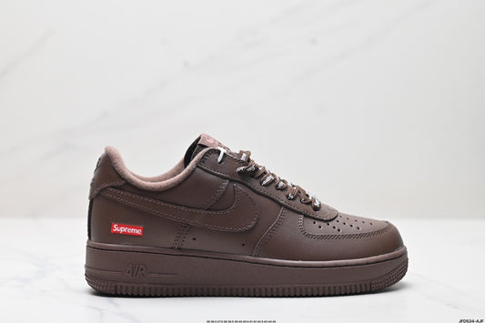 Nike Air Force 1 Low ’07 Sneakers – Dark Brown